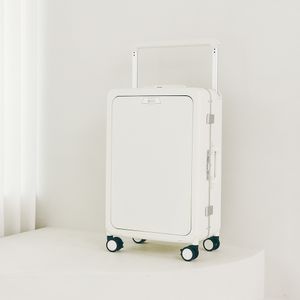 투어랩 와이드 핸들 캐리어 20인치 [화이트]