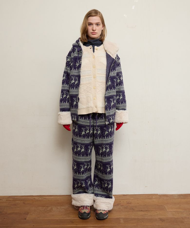 Nordic Fur Pants, Violet