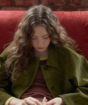 덴버 스웨이드 하프 코트_Denver Coat