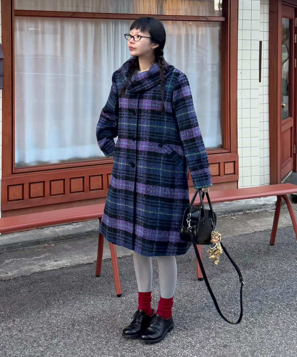 펀프롬펀(FUNFROMFUN) Sailor Collar Overfit Coat, Navy
