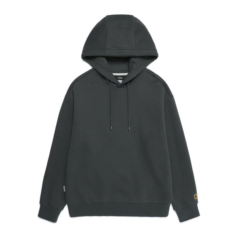 N254UHD920 동물 그래픽 세미오버핏 후디 GREY