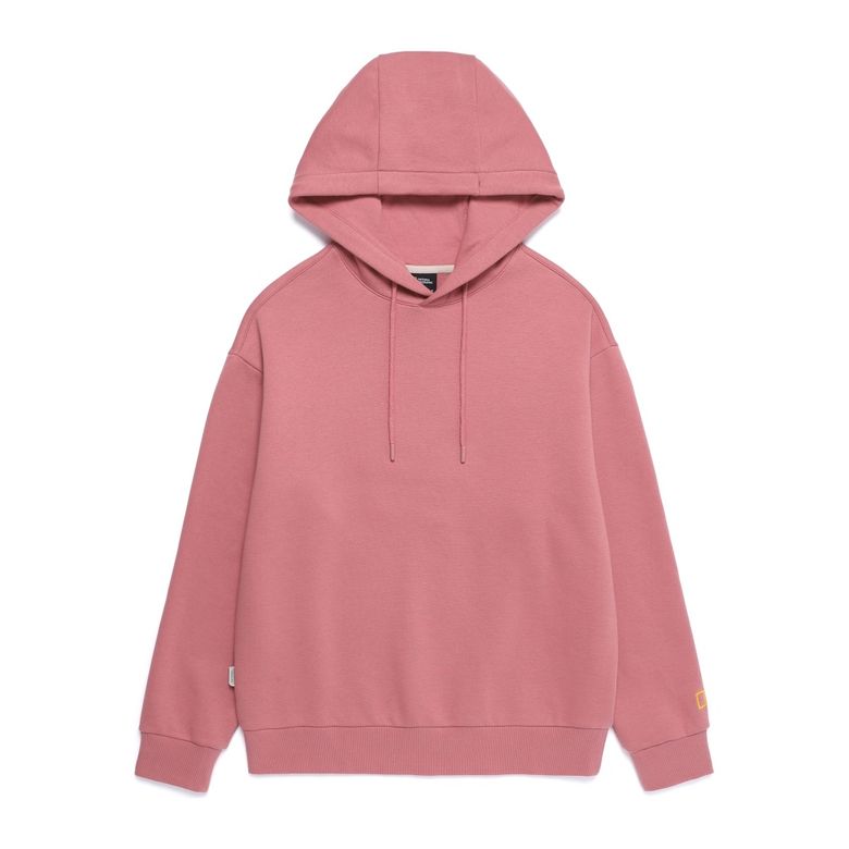 N254UHD920 동물 그래픽 세미오버핏 후디 D/PINK