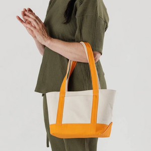 스몰 캔버스 토트백 탄제린