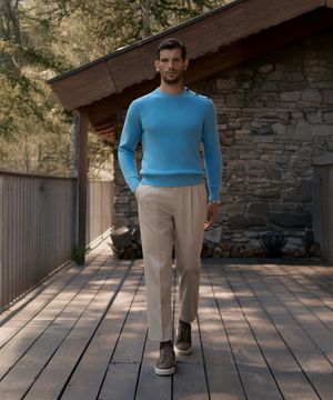 (M) 찰레 코튼 테일러드 팬츠 3color