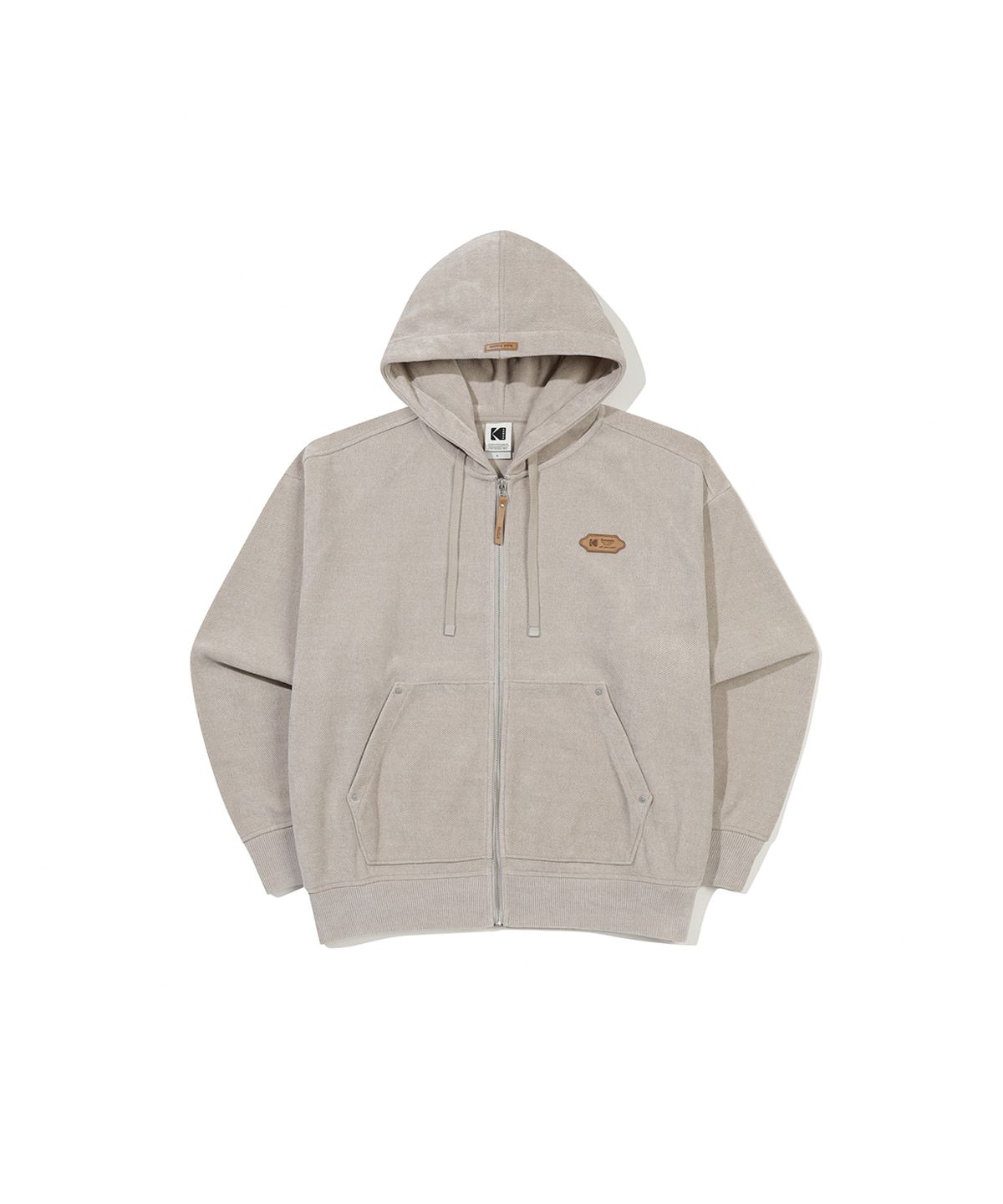 코닥(KODAK) 크리미 후드 집업 BEIGE