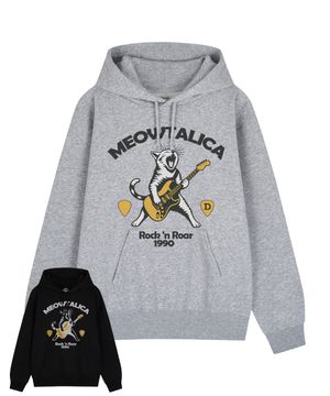 뮤탈리카 락앤롤 캣 오버핏 후디 (2color)