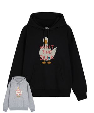 왓 더 매드 덕 오버핏 후디 (2color)