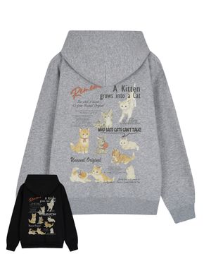 리멤버 키튼 그로우즈 오버핏 후디 (2color)