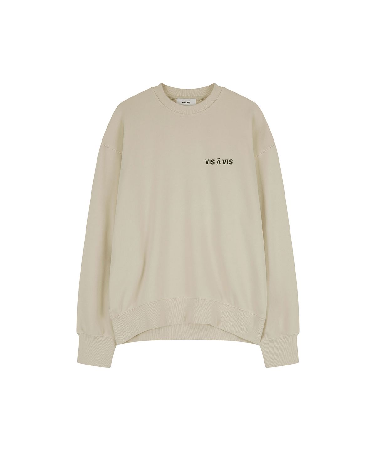 비자비(VIS A VIS) LOGO SWEATSHIRT (IVORY)