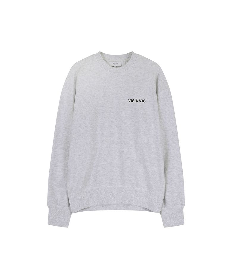 LOGO SWEATSHIRT (L.T GRAY MELANGE)