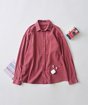 피그먼트 댄디 옥스포드 셔츠 (핑크)