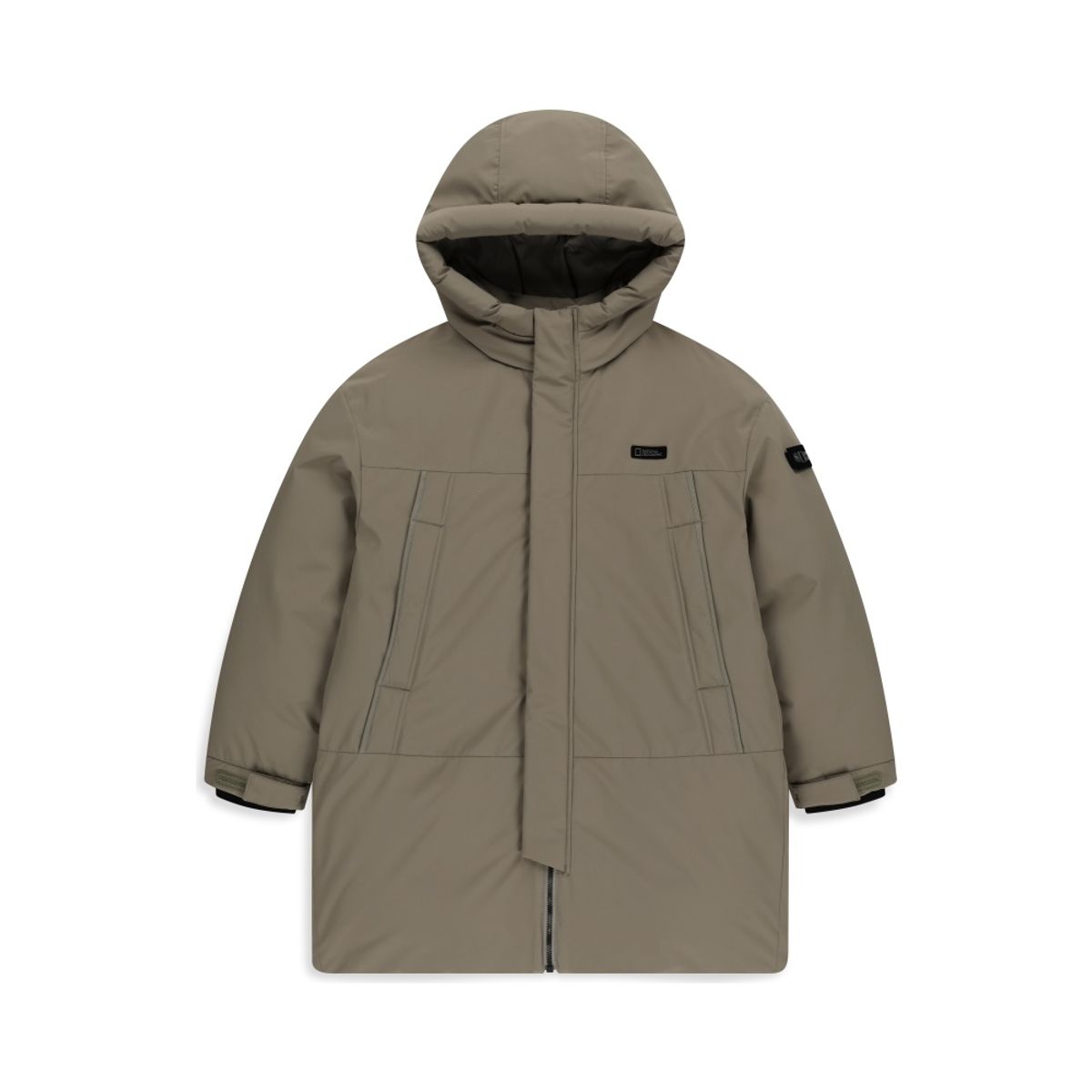 내셔널지오그래픽 키즈(NATIONAL GEOGRAPHIC KIDS) K254UDW840 어드벤처 몬스터 파카 머스코비 다운 점퍼 GRAY BEIGE