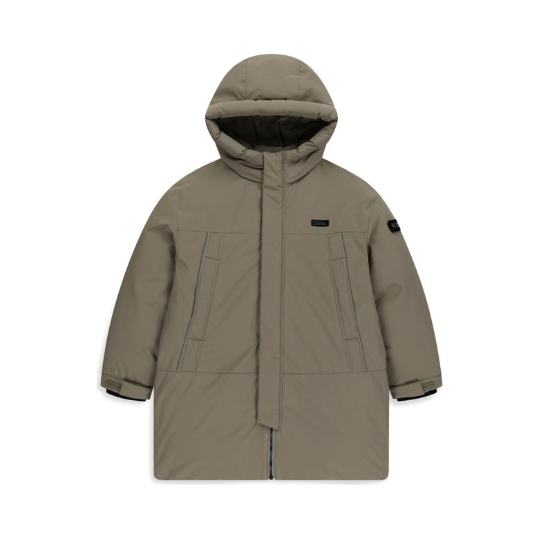 K254UDW840 어드벤처 몬스터 파카 머스코비 다운 점퍼 GRAY BEIGE