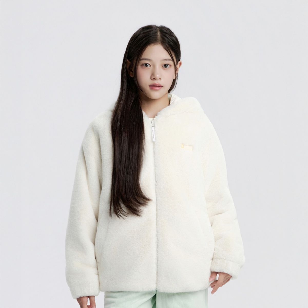내셔널지오그래픽 키즈(NATIONAL GEOGRAPHIC KIDS) K254UFJ920 퍼 자켓 CREAM