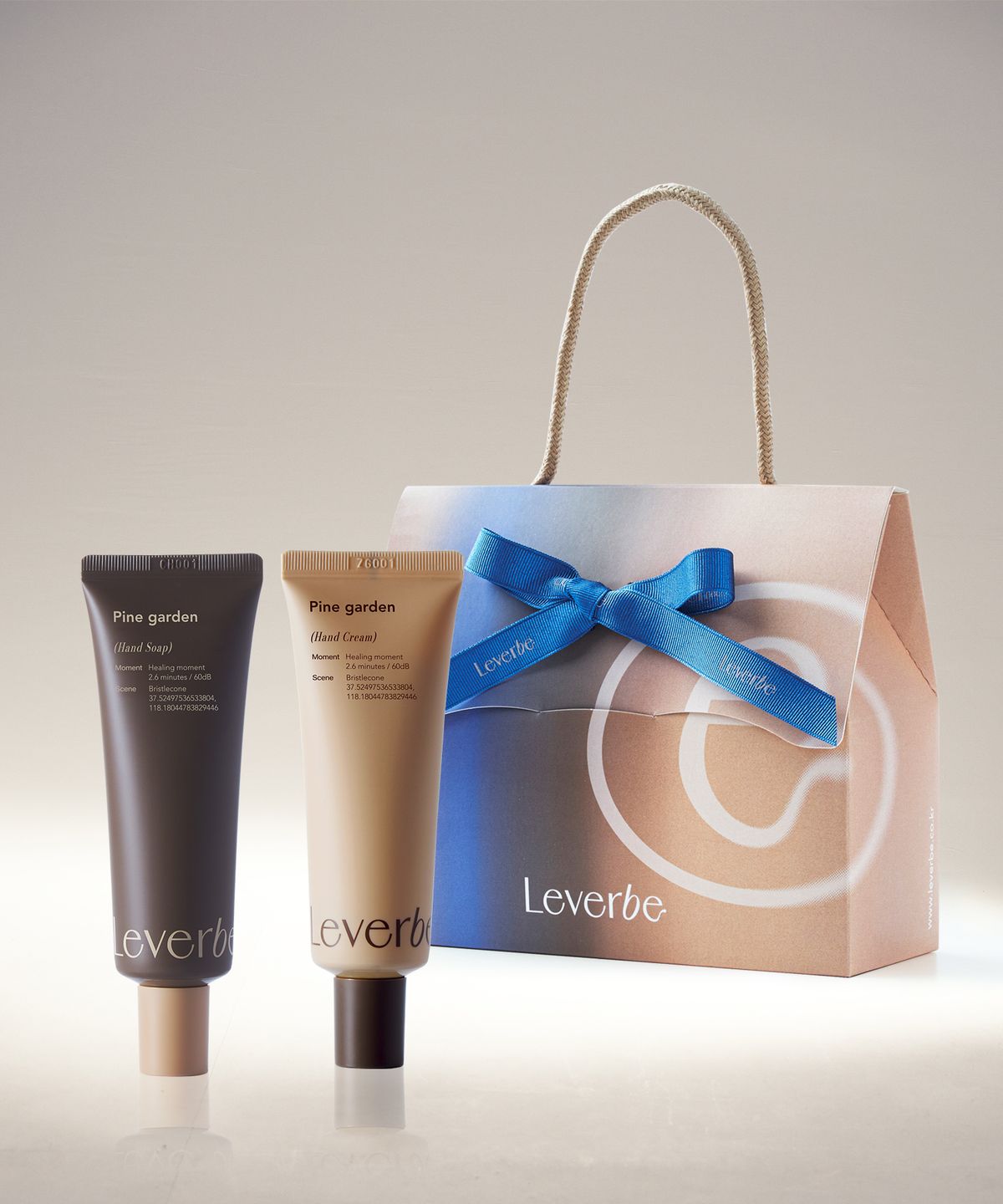 르버브(LEVERBE) 르버브 크림솝 기프트 세트 (핸드솝 40ml + 핸드크림 40ml)