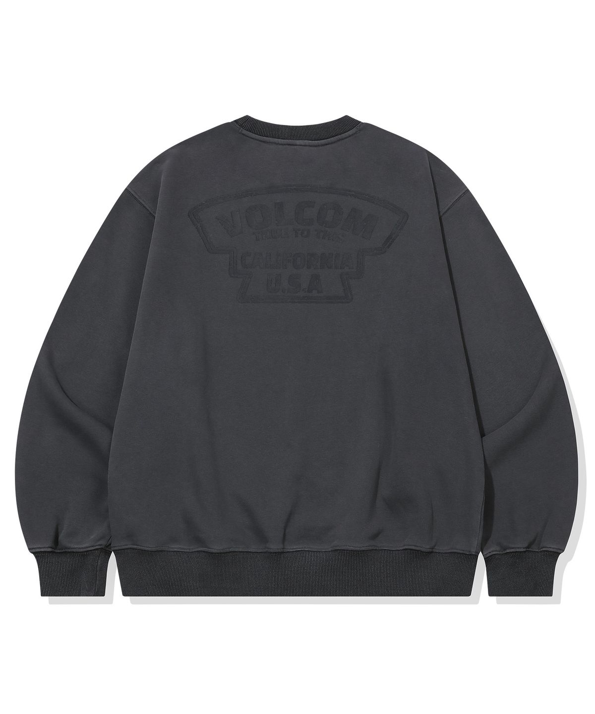 볼컴(VOLCOM) 캘리포니아 가먼트 다잉 맨투맨(차콜)