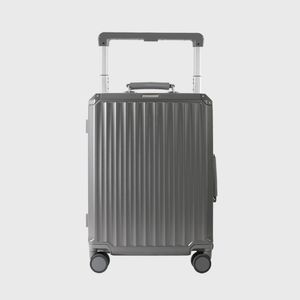 와이드 핸들 컴포트 캐리어 20인치 [다크그레이]