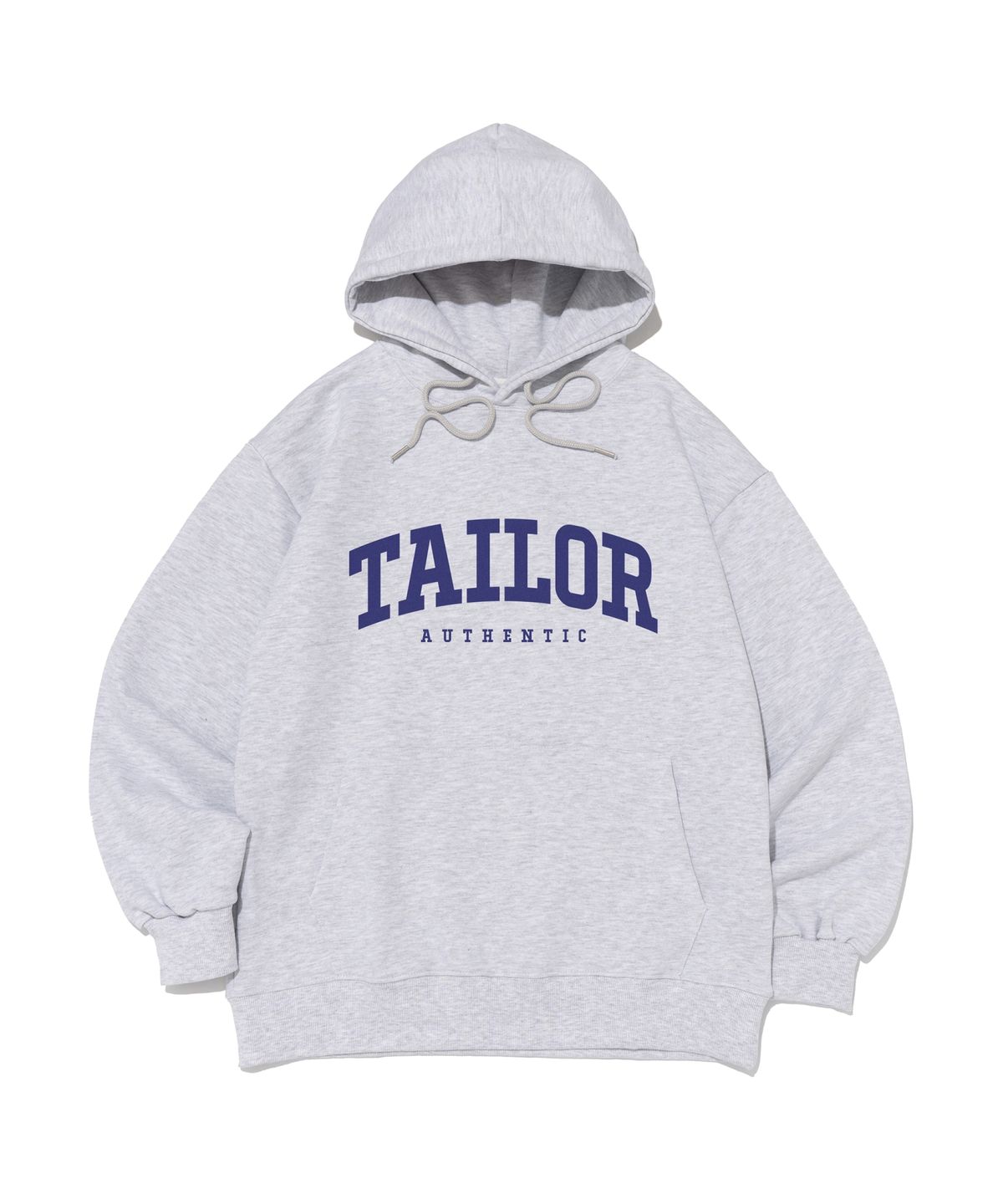 테일러 스튜디오(TAILOR STUDIO) [기모/NO기모] 엔비엘 스탠다드 로고 후드 (화이트멜란지)