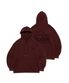 월드 시티 백포인트 후드티 (와인)