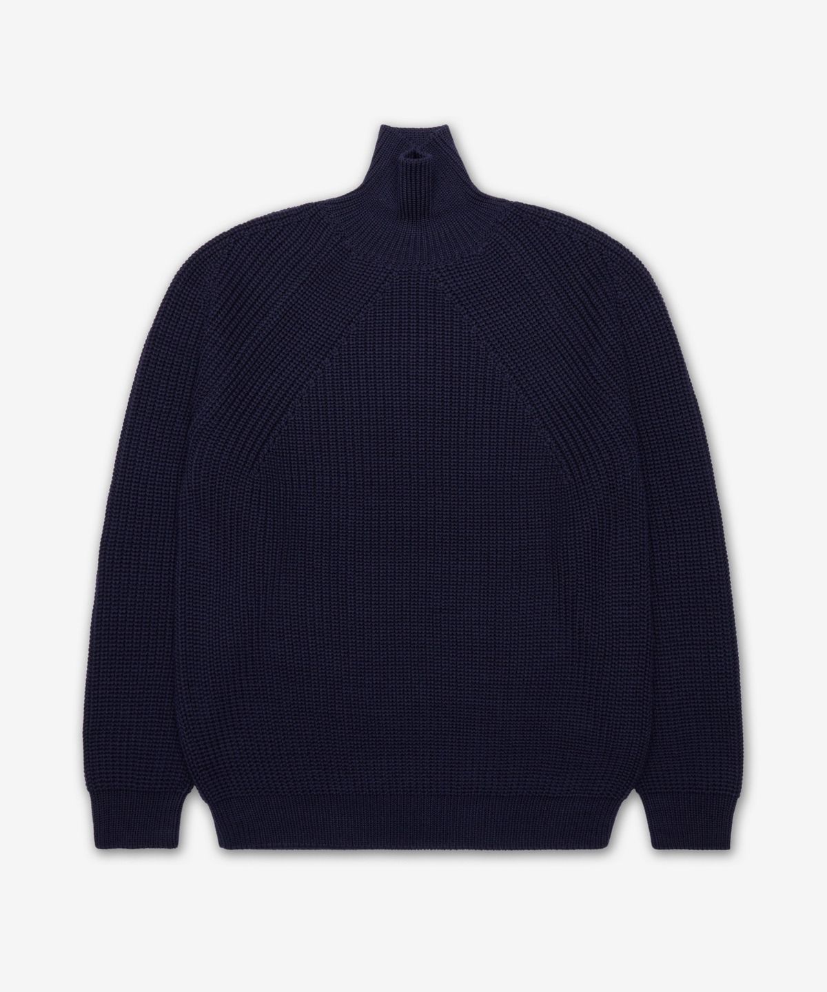 바토너(BATONER) 시그니처 터틀넥 니트 - 네이비 / BN-25AW-11NAVY