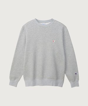 C로고 레귤러핏 크루넥 스웨트셔츠 Oxford Grey