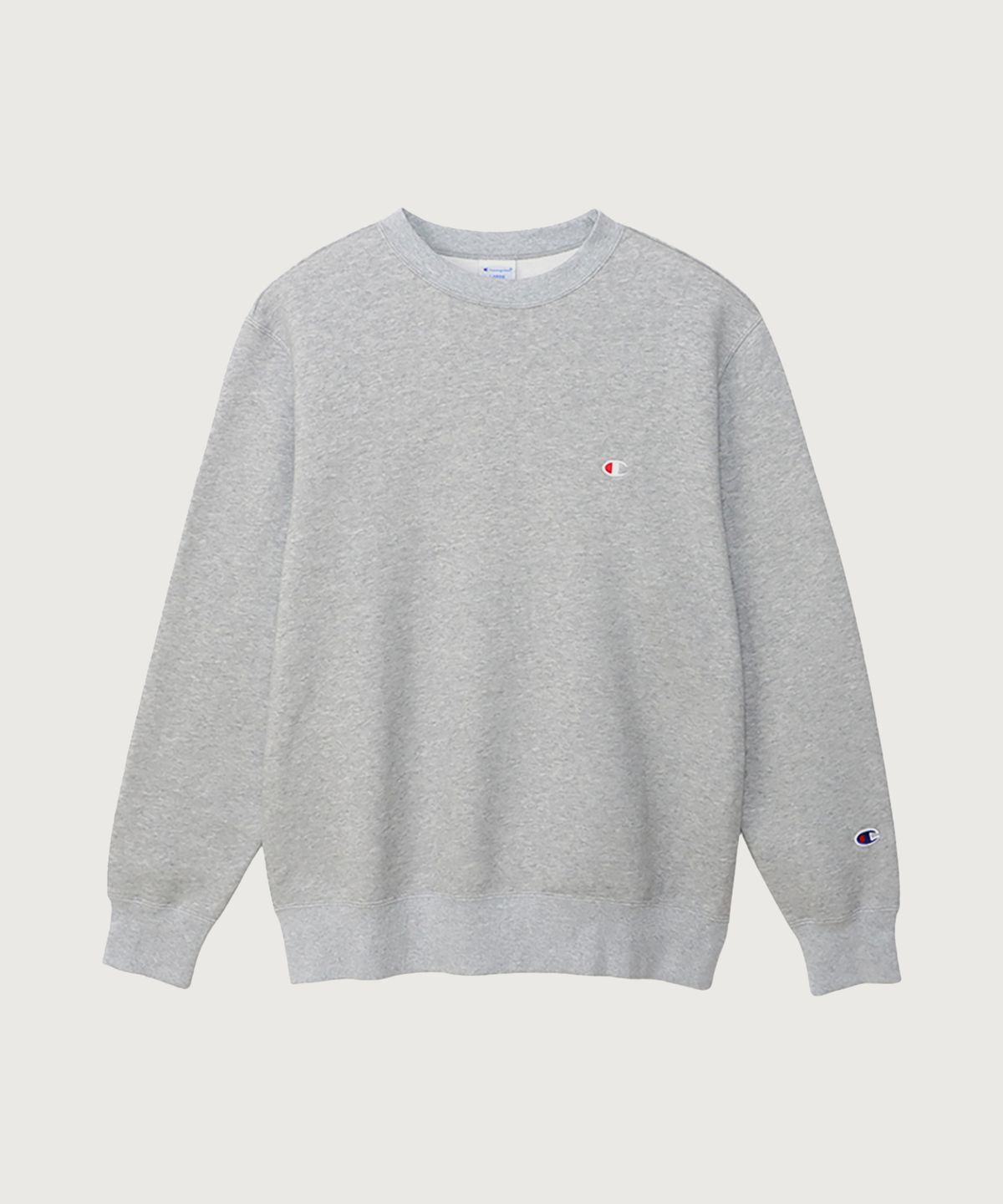 챔피온(CHAMPION) C로고 레귤러핏 크루넥 스웨트셔츠 Oxford Grey