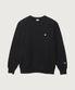 C로고 레귤러핏 크루넥 스웨트셔츠 Black