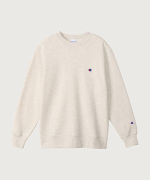 C로고 레귤러핏 크루넥 스웨트셔츠 Oatmeal