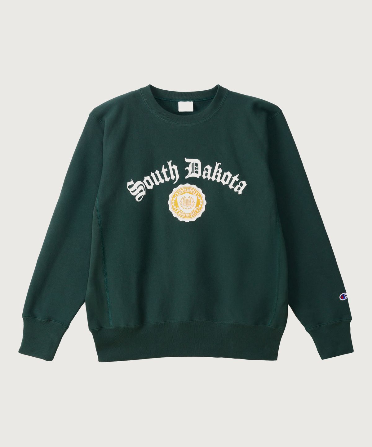 챔피온(CHAMPION) 리버스위브 블루택 루즈핏 시티 스웨트셔츠 Dark Green