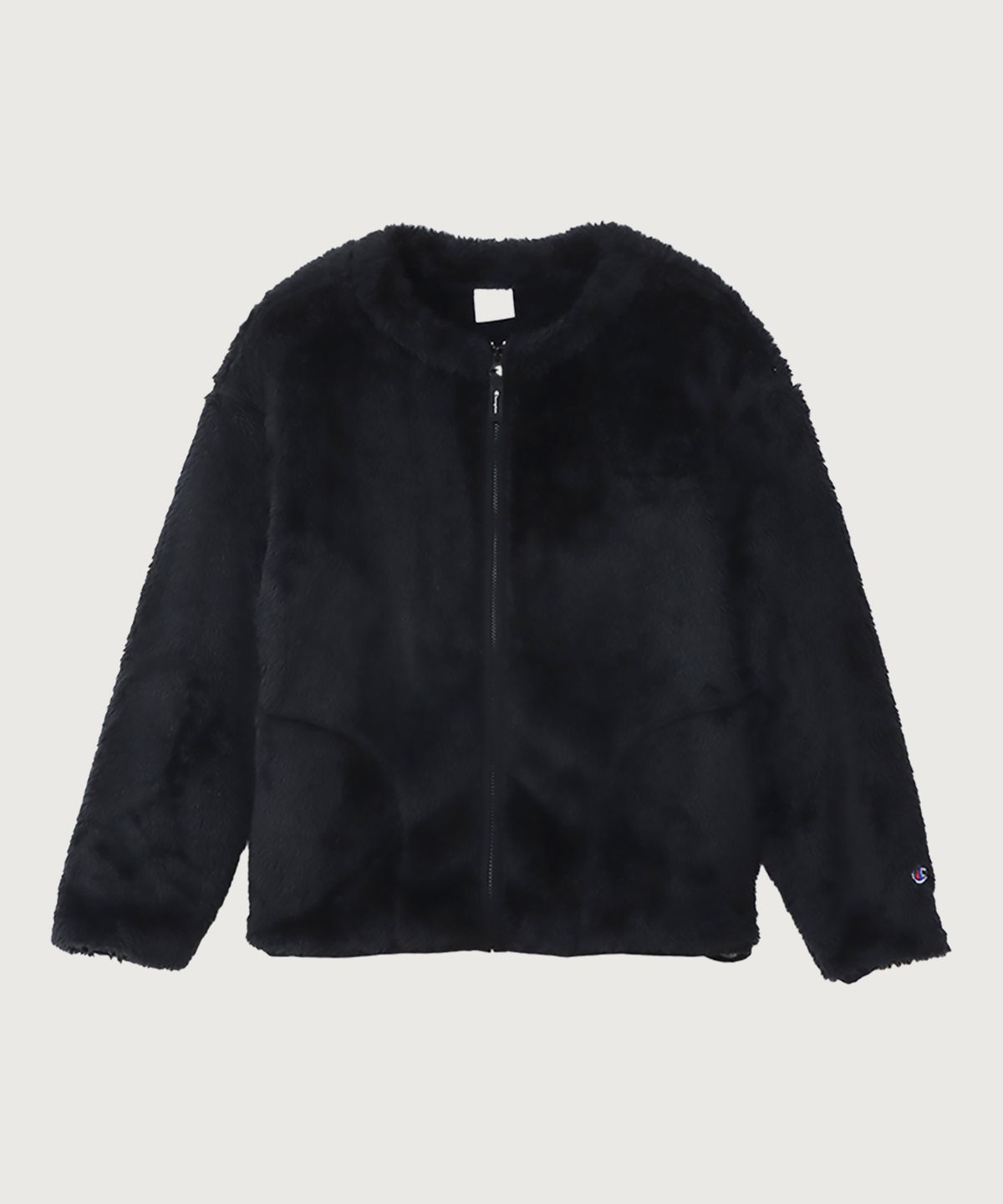 챔피온(CHAMPION) 여성 플리스 집업 재킷 Black
