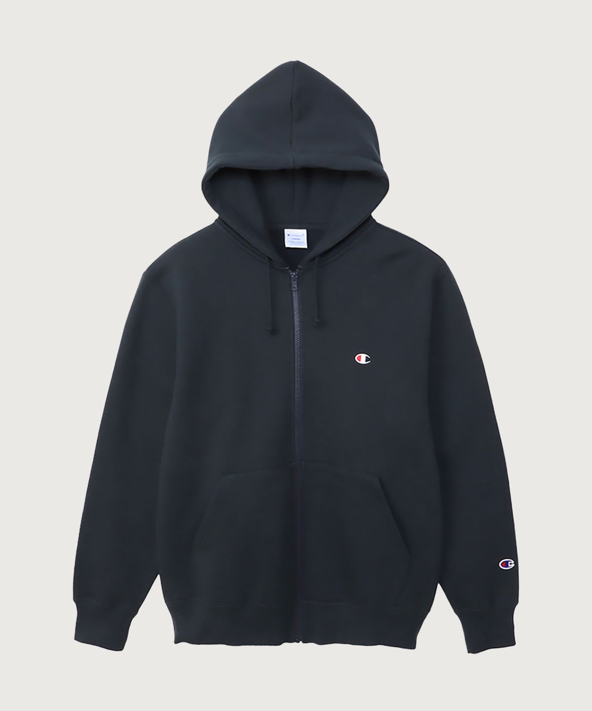 챔피온(CHAMPION) C로고 레귤러핏 후드 집업 Navy