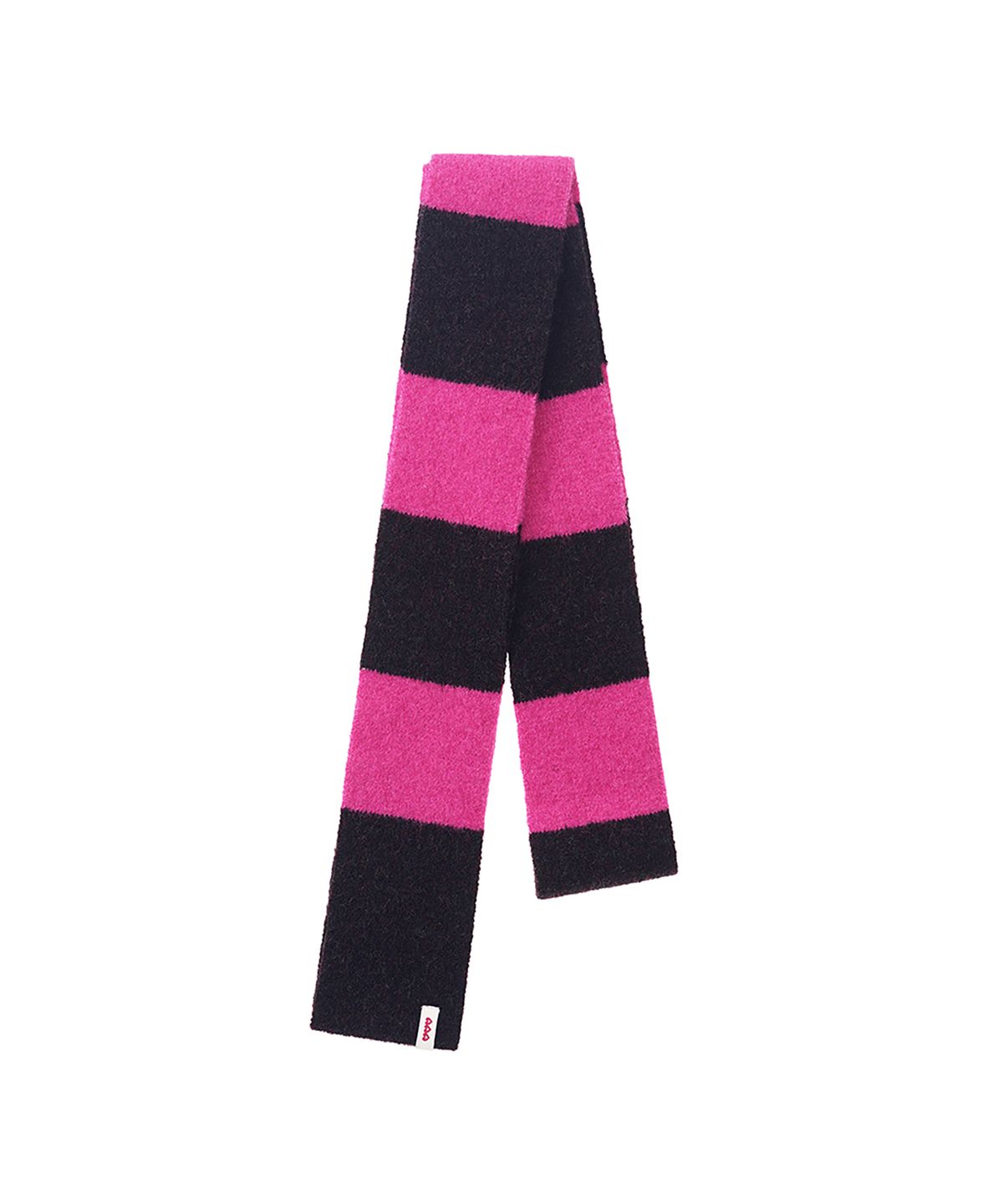 페넥(FENNEC) BORDER STRIPE MUFFLER - PLUM