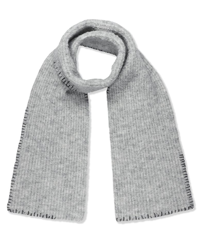 BOUCLE STITCH MUFFLER GREY(MG2FWMAB62A)