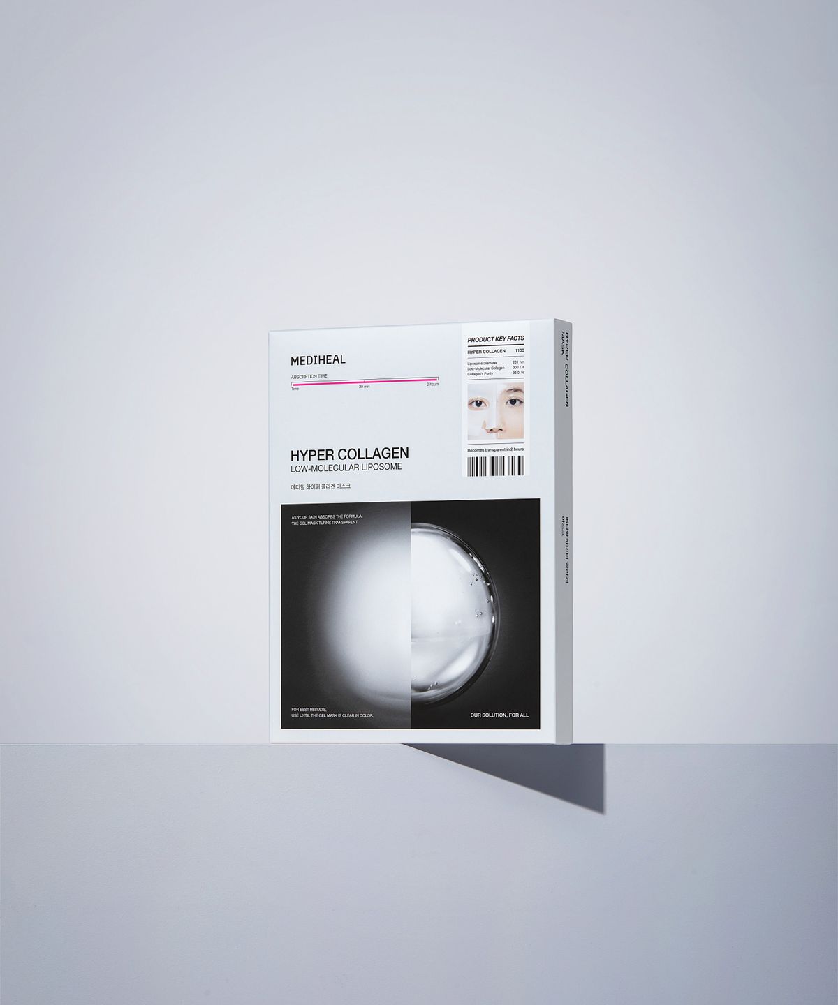 메디힐(MEDIHEAL) 하이퍼 콜라겐 겔 마스크 4매 [모공탄력]