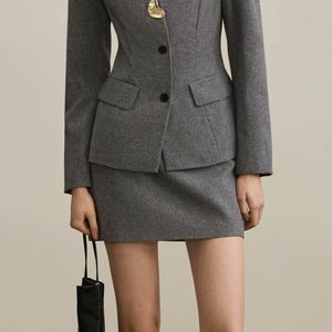 YY_Waist autumn straight skirt