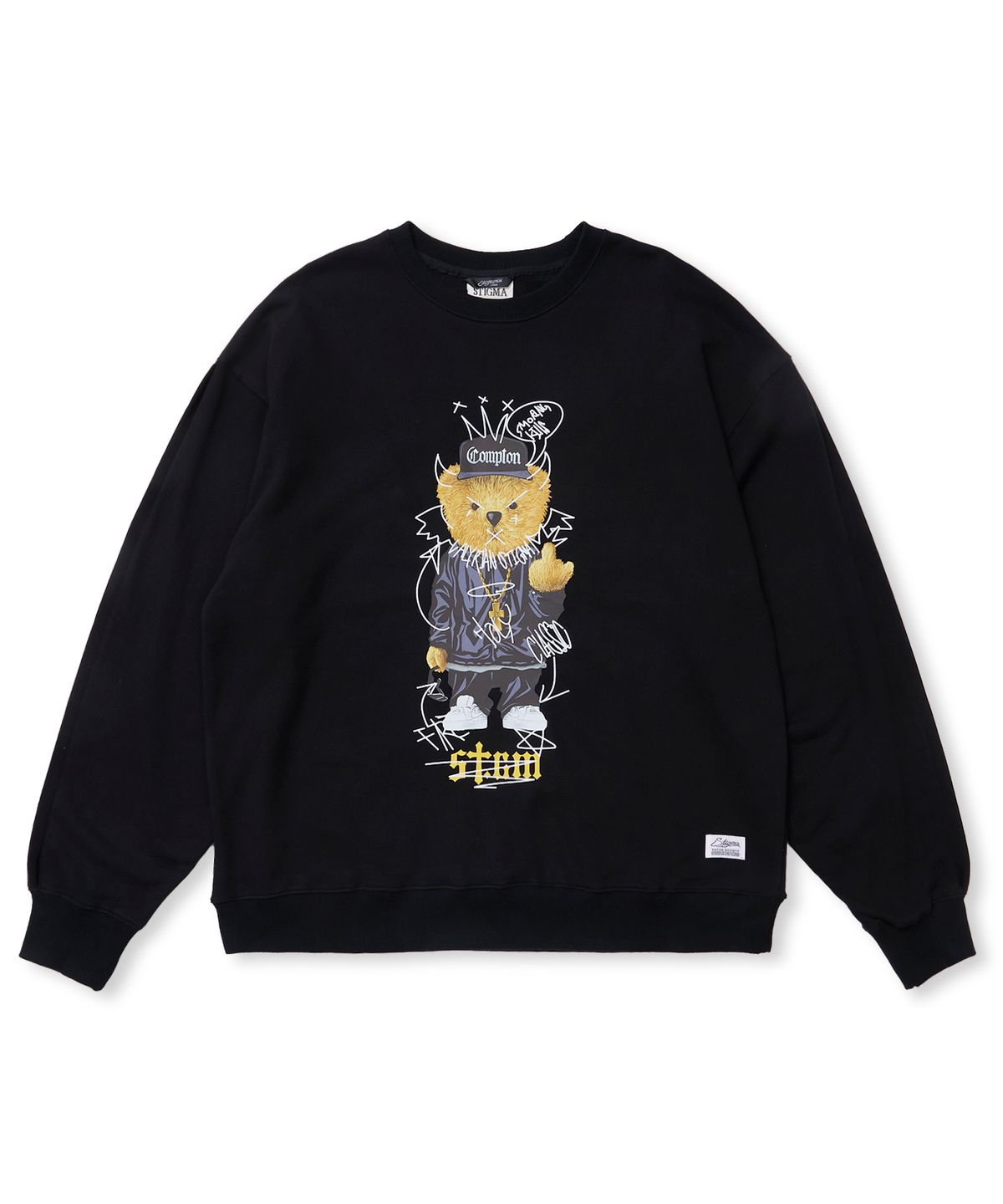스티그마(STIGMA) DV COMPTON CREWNECK BLACK