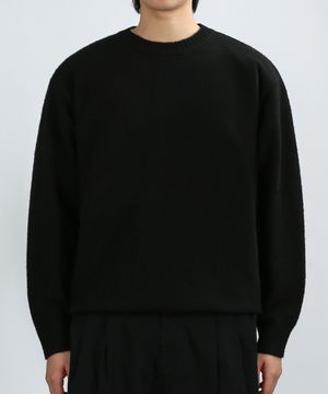 MAISON WOOL ROUND KNIT (BLACK)