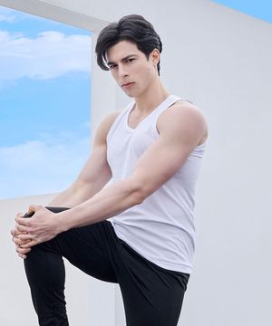 [3PACK] T_에어핏 러너 탑 슬리브리스