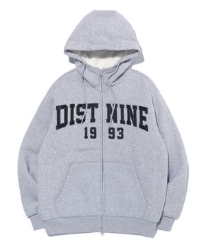 아치 자수 로고 보아 후드집업 LP4TU888_MELANGE GREY