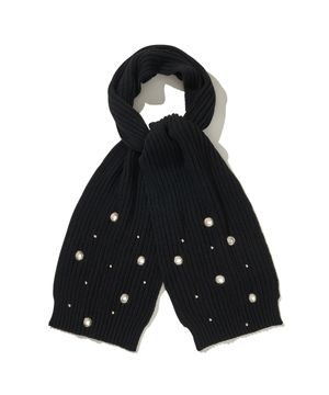 (DUC) Eyelet Stud Muffler Black