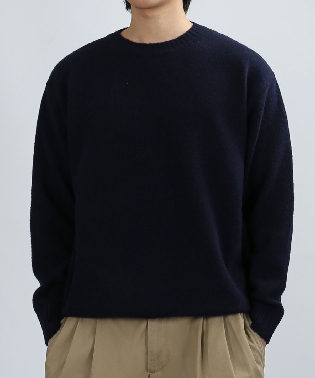 베리베인(VERYVAIN) MAISON WOOL ROUND KNIT (NAVY)