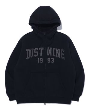 아치 자수 로고 보아 후드집업 LP4TU888_BLACK