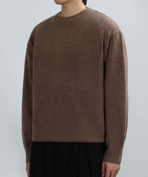 MAISON WOOL ROUND KNIT (LIGHT BROWN)