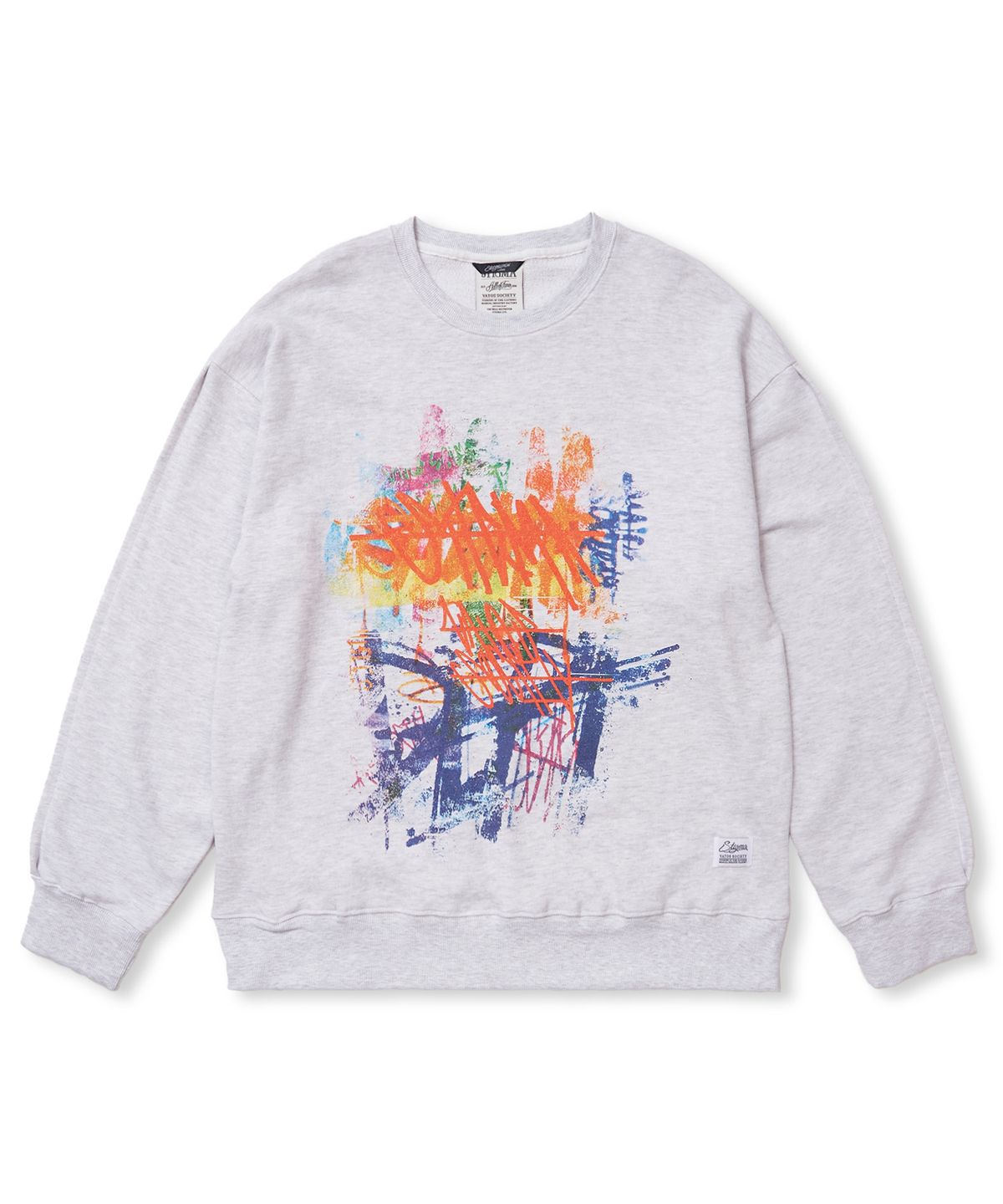 스티그마(STIGMA) PAINTING CREWNECK W-MELANGE