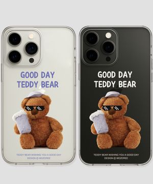 [젤리] 곰인형 아이폰 갤럭시 투명 케이스