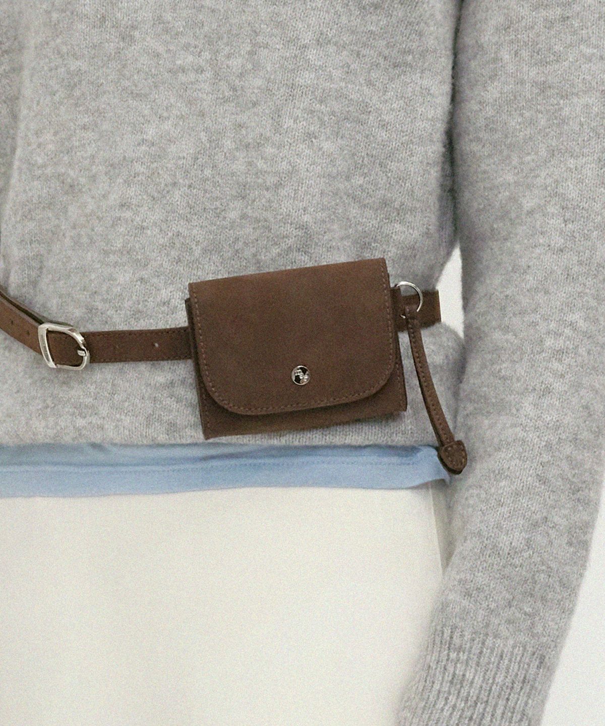 무쿠앤에보니(MUCU AND EBONY) Noa Belt Bag _ Brown (Belt & Bag)