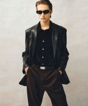 램스 베지터블 테일러드 자켓 (블랙)