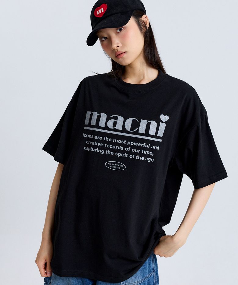 SPIRIT LOGO T-SHIRT_BLACK