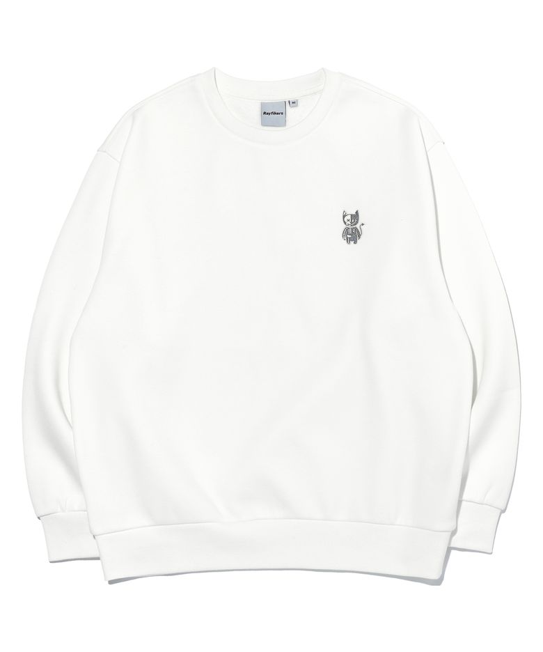스몰 자수 스웨트셔츠 MP9TU951_OFF WHITE