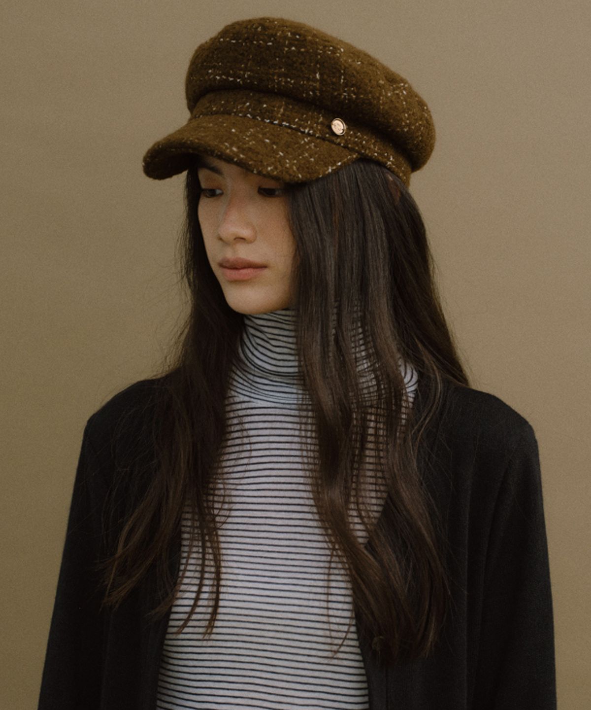 호와스(HOWUS) DOCENT MARGOT HAT (BROWN)